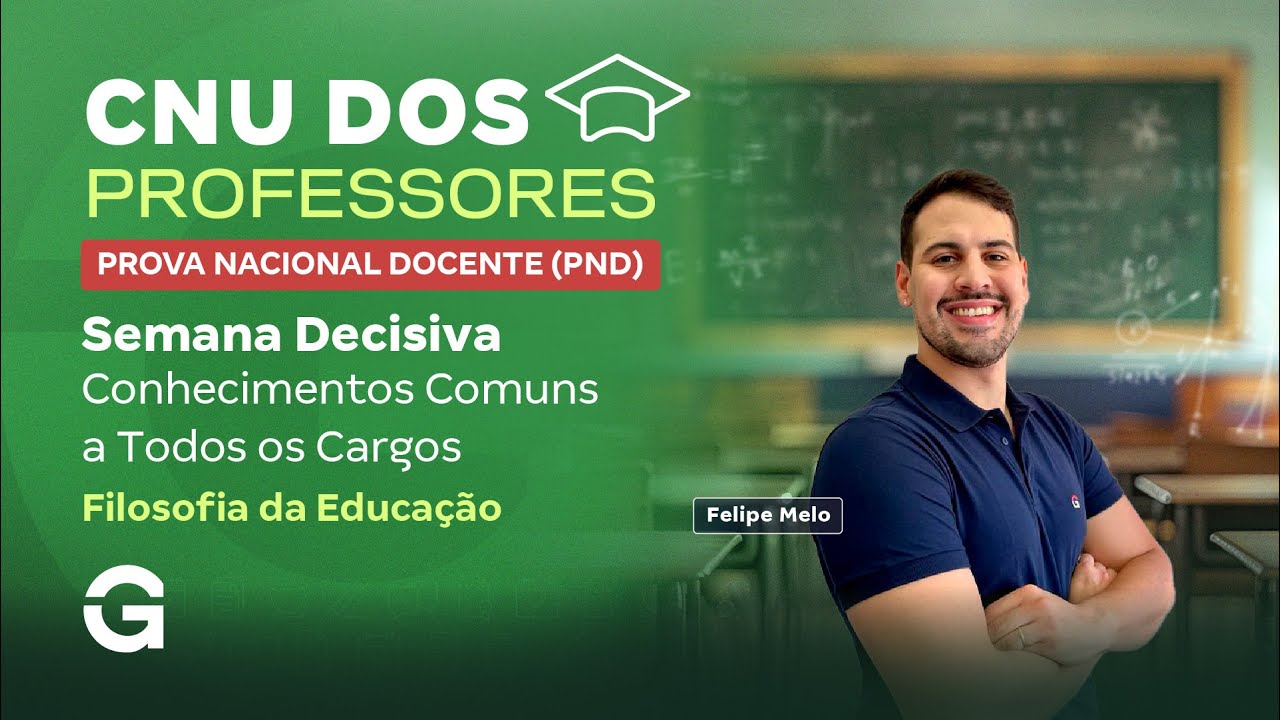 PND (Prova Nacional Docente) | Semana Decisiva: Filosofia da Educação