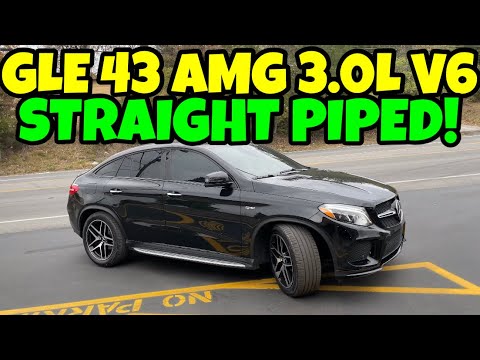 2019 Mercedes GLE 43 AMG 3.0L Bi-Turbo V6 Dual Exhaust w/ STRAIGHT PIPES!