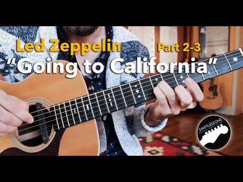 Led Zeppelin "Going to California" Guitar Lesson - PT. 2-3