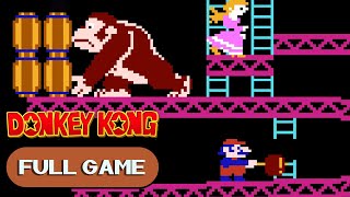 Donkey Kong NES FULL GAME Longplay Gameplay Walkthrough Playthrough VGL