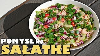 Sałatka z Kurczakiem - Szybka Fit Sałatka 131 g Białka !!!
