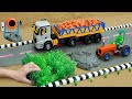 Diy Tractor Mini Road Roller To Making Concrete Road Construction Science Project DIYTractorKings