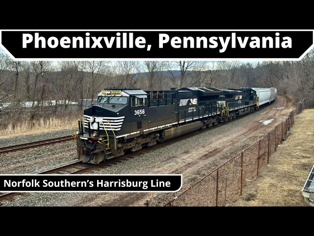 Live webcam view of Cámara ferroviaria Norfolk Southern en Phoenixville