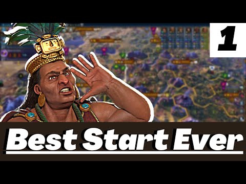 The Most INSANE Start You Will EVER See In Civ 6 Deity (Inca #1)
