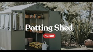 Vídeo de Estufa de Jardim Darwin Potting 1,9 m x 2,4 m Verde Keter