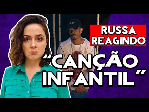 REAÇÃO | Cesar MC part. Cristal - CANÇÃO INFANTIL | Gringa Reage | GRINGA RUSSA REAGINDO | React