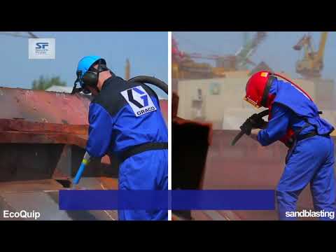 Graco EcoQuip vs arenado convencional - SouthFluid