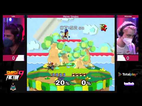 Wizzrobe (Falcon) vs Julio (Falco) - Smash Factor 9 Melee Singles Pools
