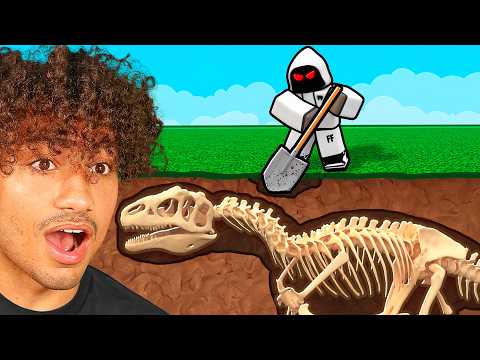 ROBLOX DIG FOR DINOSAURS..