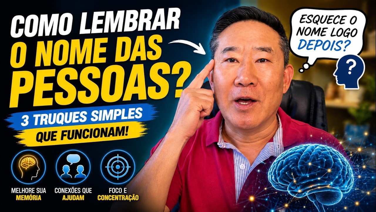 COMO LEMBRAR O NOME DAS PESSOAS? 3 TRUQUES SIMPLES QUE FUNCIONAM | Peter Liu
