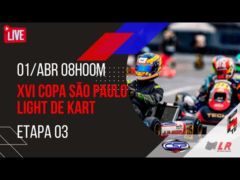 XVI COPA SÃO PAULO LIGHT DE KART - ETAPA 3 - INTERLAGOS!