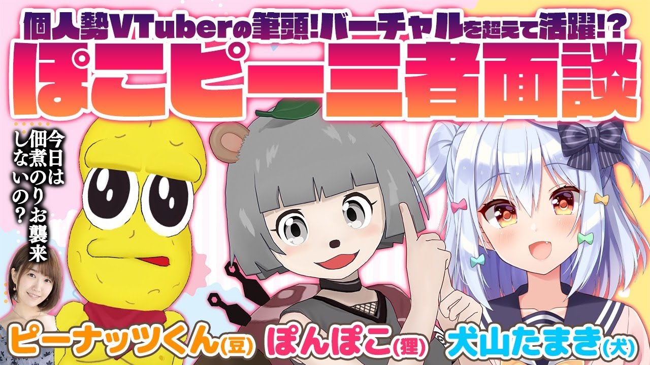 自チャンネル外出演一覧 ぽんぽこ ピーナッツくん非公式wiki