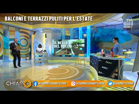 Vediamoci Chiaro (TV2000) 30 maggio 2023 - Balconi e terrazzi puliti per l'estate