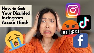 How To Get Your Disabled Instagram Account Back 2022