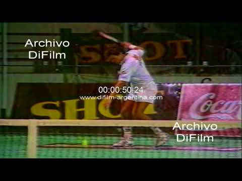 Javier Maquirrianin - Pablo Rovaletti ganan partido de Paddle 1992