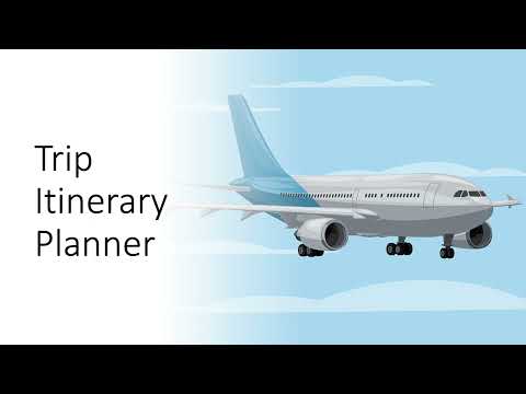 Vacation Trip Itinerary plan video thumbnail