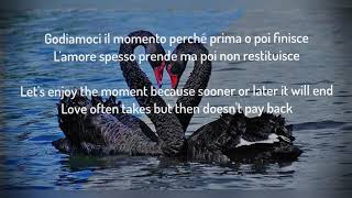 Fedez ft Francesca Michielin - Cigno nero lyrics (Italiano - English)