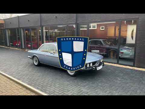 BMW 3.0 CSi Fjord Blue over Tan Leather, A/C - Oldenzaal Classics