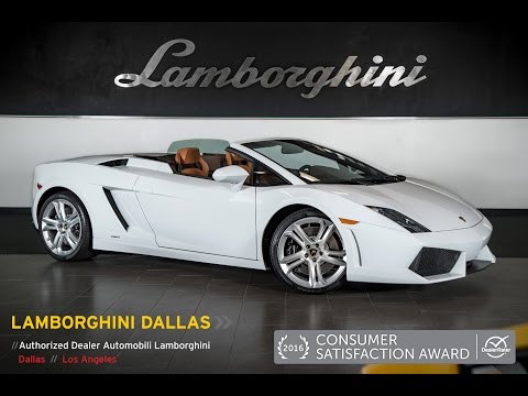 2010 Lamborghini Gallardo LP 560-4 Spyder Bianco Monocerus L0913