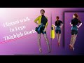 ELEGANT WALK IN LEGO THIGHHIGH BOOTS AND LEATHER LEGGINGS