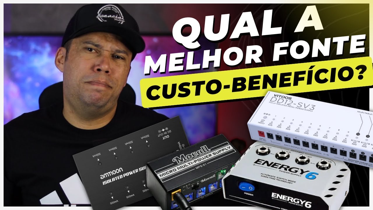 FONTE PARA PEDALBOARD // SAIBA ESCOLHER UMA BOA FONTE PARA SEUS PEDAIS! ⚡