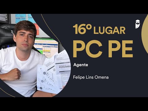 PC PE Competition: Meet Felipe Lins Omena, approved in 16th place for police officer