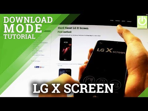 How to enter Download Mode in LG X Screen - USE and QUIT Download Mode
