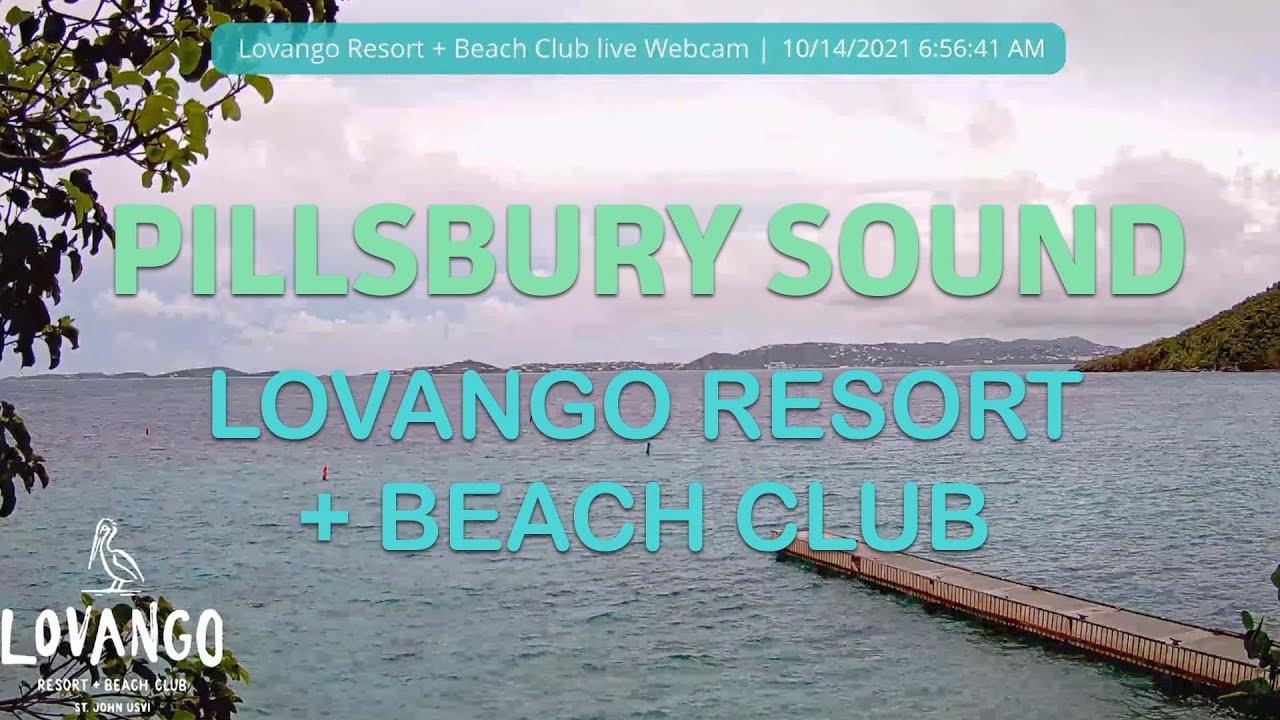 Live webcam view of Lovango Resort & Beach Club
