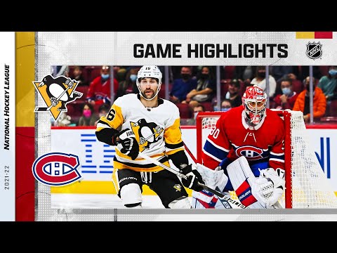 Penguins @ Canadiens 11/18/21 | NHL Highlights