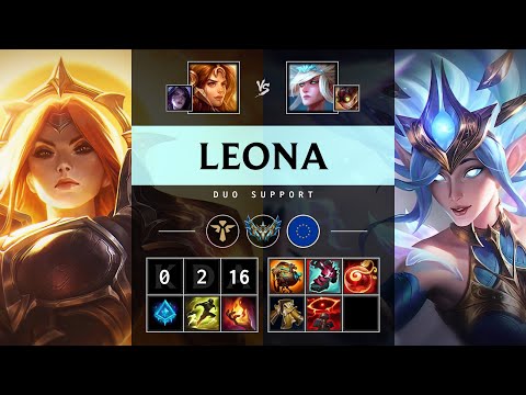 Leona Support vs Janna - EUW Challenger Patch 25.14