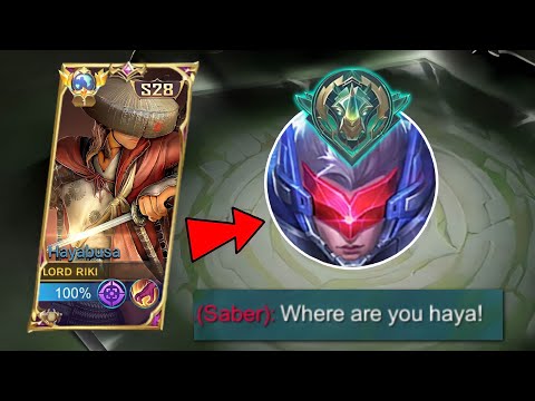 GLOBAL HAYABUSA S28 DOMINATING SABER USER IN EPIC RANKED