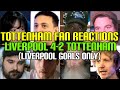 ANGRY 🤬 TOTTENHAM FANS REACTION TO LIVERPOOL 4-2 TOTTENHAM (Liverpool Goals Only) | FANS CHANNEL