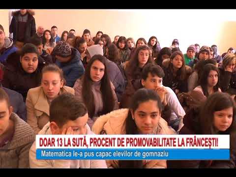 DOAR 13 LA SUTA, PROCENT DE PROMOVABILITATE LA FRANCESTI