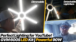 Toss Your Ring Light! GVM 600S LED Ring Light Review - best youtube Lighting