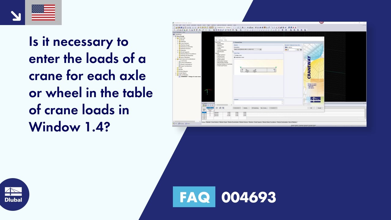 [EN] FAQ 004693 | Is it necessary to enter the loads of a crane for each axle or wheel in the table of ...