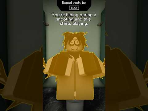 You're hiding during a shooting and this starts playing