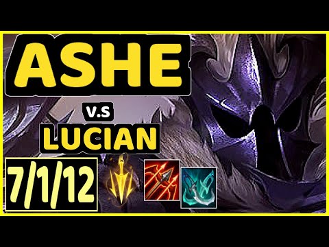 HANS SAMA (ASHE) vs LUCIAN - 7/1/12 KDA BOTTOM ADC CHALLENGER GAMEPLAY - EUW