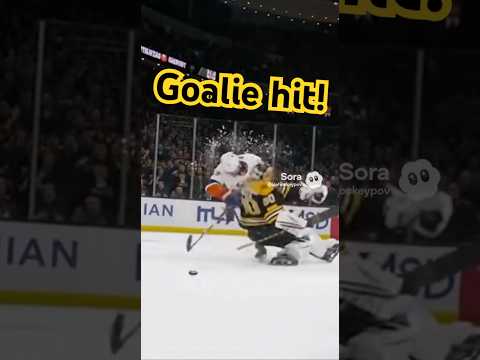 POV: Bruins Goalie Went Full Enforcer 😬🏒