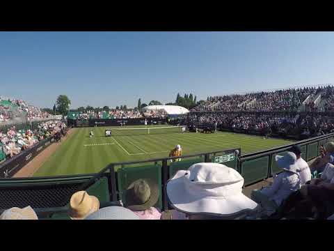 Andy Murray vs Joris De Loore 1st full set court level.. #andymurray  #atptour