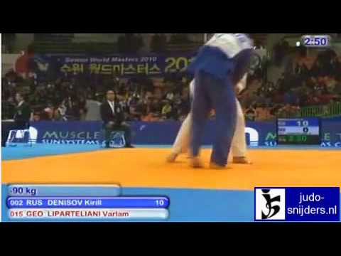 Judo 2010 Suwon: Kyrill Denisov (RUS) - Varlam Liparteliani (GEO) [-90kg].