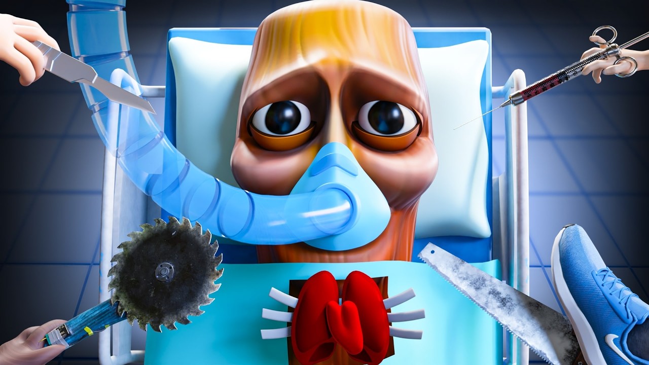 TRALALERO TRALALA GETS SURGERY! Italian Brainrot Animation