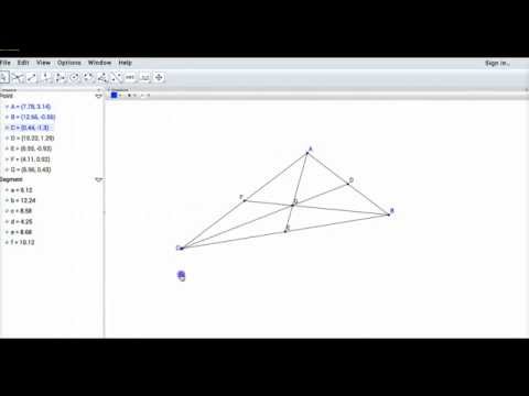 comment construire une médiatrice d'un triangle