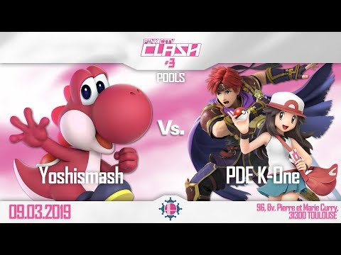Pink City Clash 3 – Yoshismash (Yoshi) Vs. PDE | K-One (Pokémon Trainer, Roy) – Pools