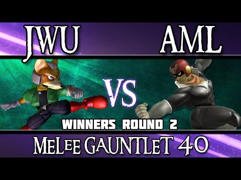 Melee Gauntlet 40 - Jwu (Fox) vs. aml (C. Falcon) - WINNERS ROUND 2