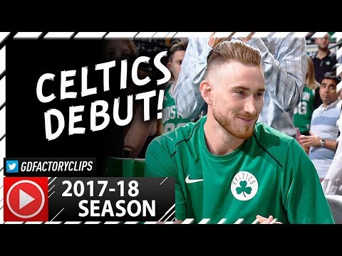 Gordon Hayward Full PS Highlights vs Hornets (2017.10.02) - 5 Pts, 5 Reb, Celtics Debut!