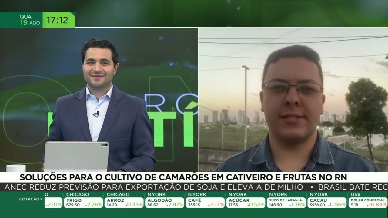 Soluções para o cultivo de camarões em cativeiro e frutas no Rio Grande do Norte