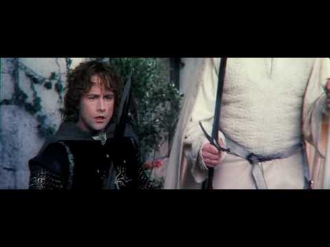 Gandalf defending Pippin