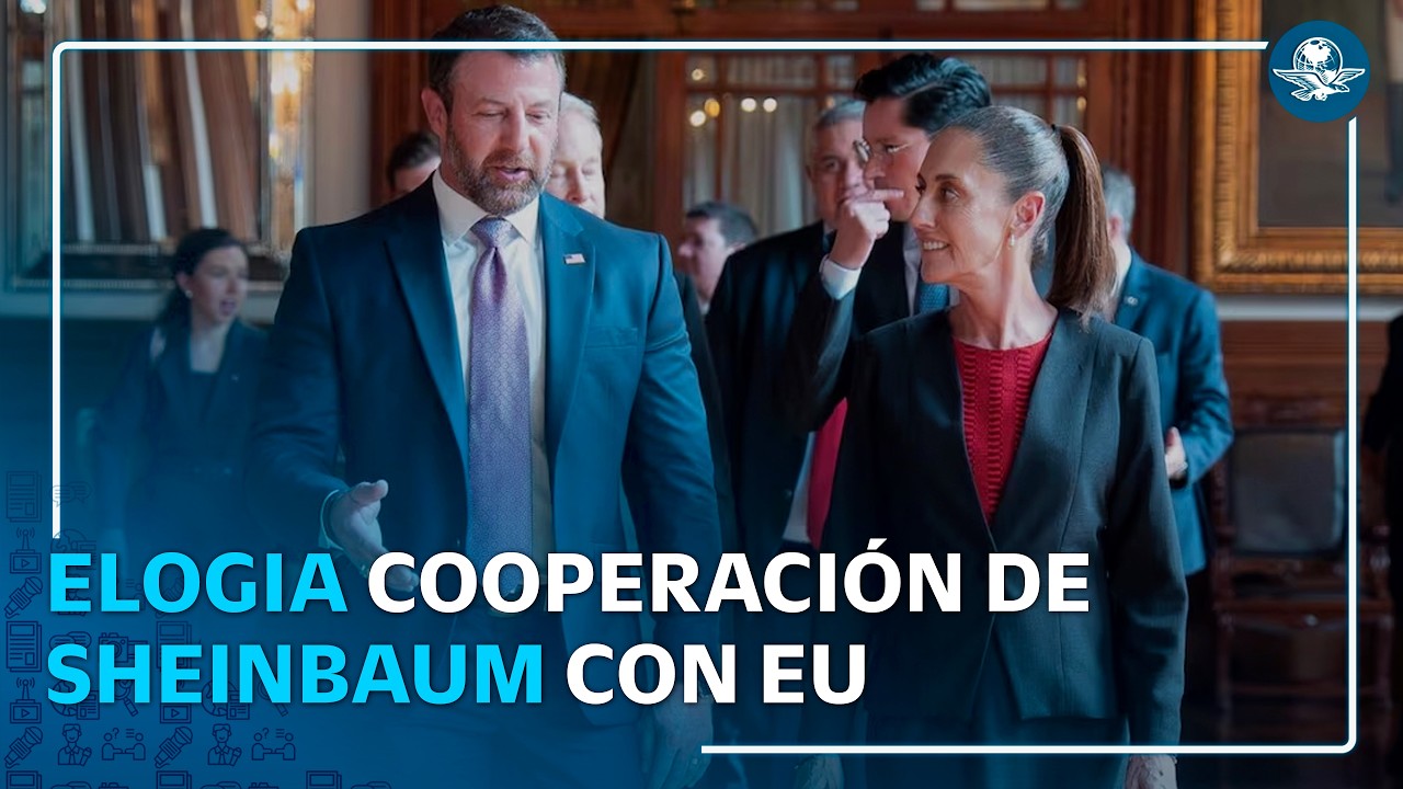 Secretario de Seguridad de EU elogia a Sheinbaum, pero alerta sobre cárteles en México