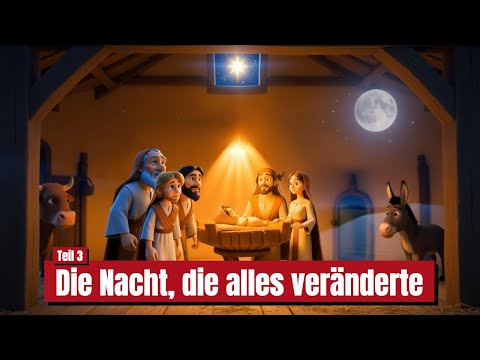 Die Geburt Jesu – Teil 3 ✨ Die Heilige Nacht & Die Hirten begegnen dem Wunder 👶🌟