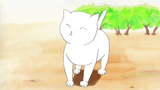 ねこさん　そよそよ　春の日